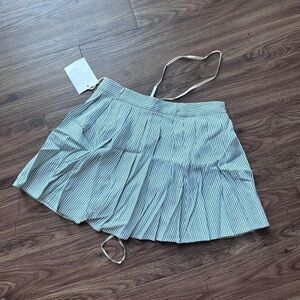 My Mum Made It pinstripe pleat skort